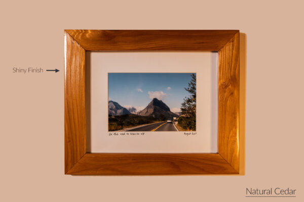 Natural Cedar Picture Frame