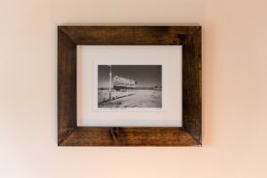 Custom Stained Pine Frame